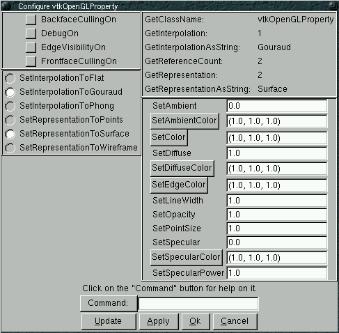 Configuration Window